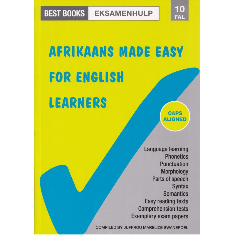 Best Books Eksamenhulp: Afrikaans Taal- en Leesoefenboek (Graad 10 EAT)