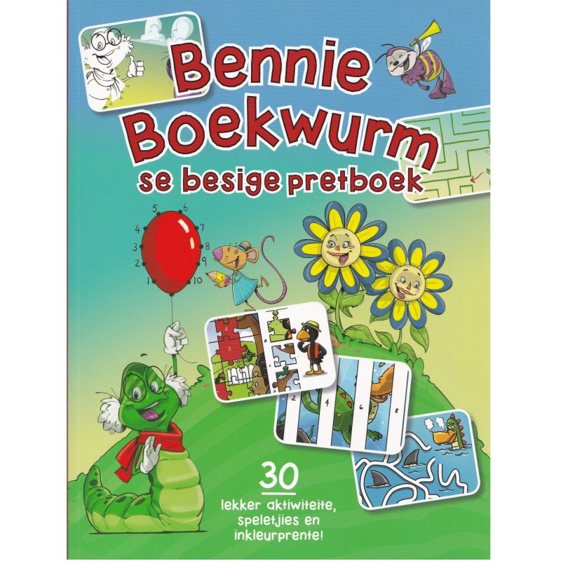 Bennie Boekwurm se Besige Pretboek