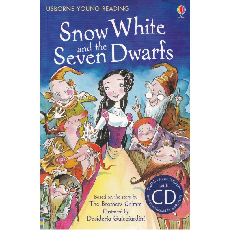 Snow White  and the Seven Dwarfs - First Reader Level 4: Book & CD