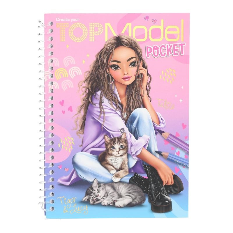 Top Model – Pocket Colouring Book – The Book Box