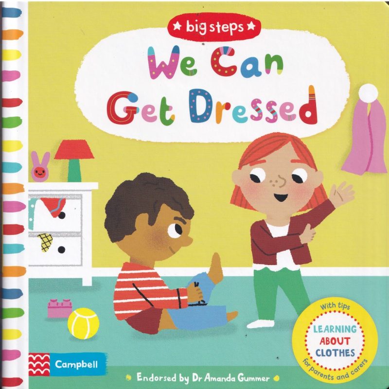 Big Steps - We Can Get Dressed (Board book)