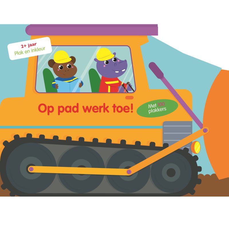 Plak en Inkleur: Op Pad Werk toe!