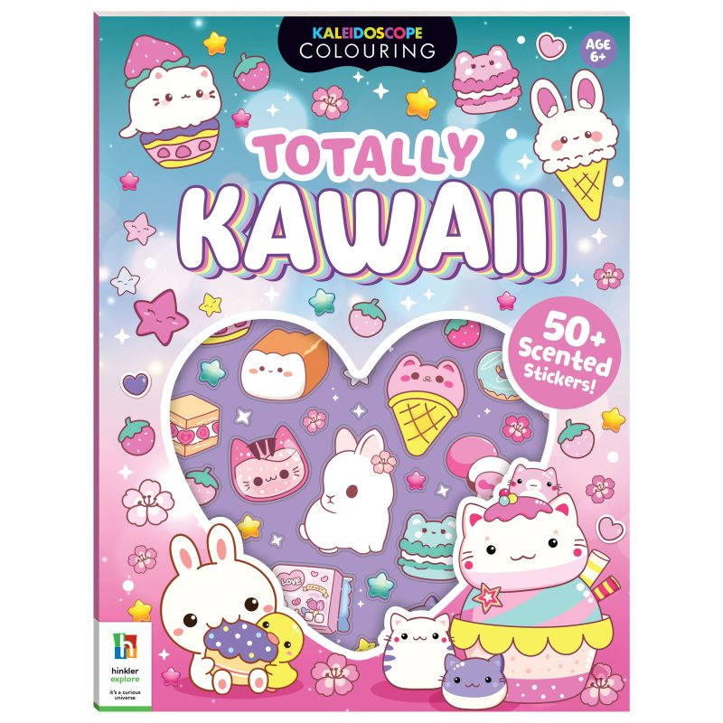 Kaleidoscope Colouring Scented Stickers Totally Kawaii