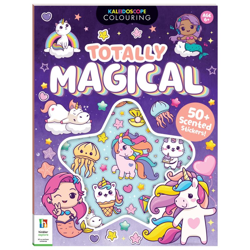 Kaleidoscope Colouring Scented Stickers Totally Magical