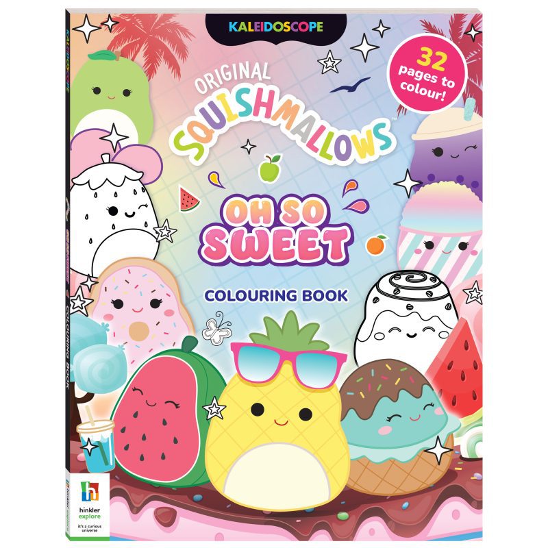 Kaleidoscope Squishmallows Colouring Book Oh So Sweet