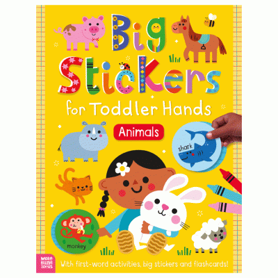 Big Stickers for Toddler Hands - Animals