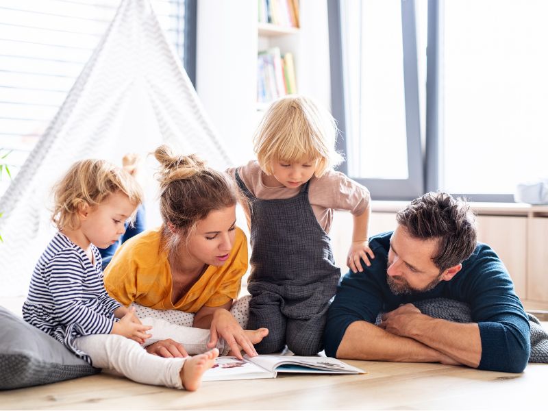 Parents Reading with Children at Home
