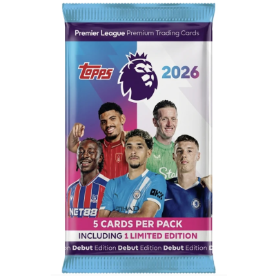 EPL 2026 Trading Cards Booster (5 Cards)